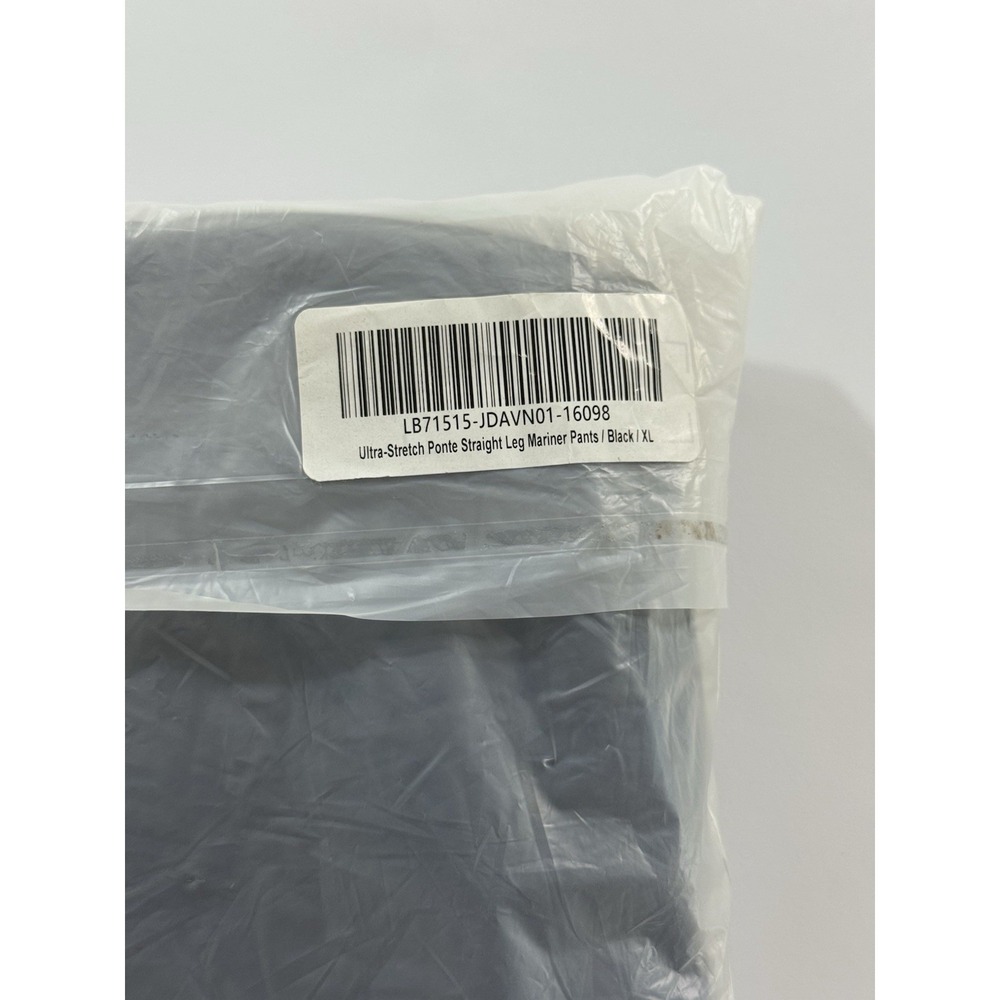 Quince Women Ultra-Stretch Ponte Straight Leg Mariner Pants Black Size XL NWT - Picture 11 of 12